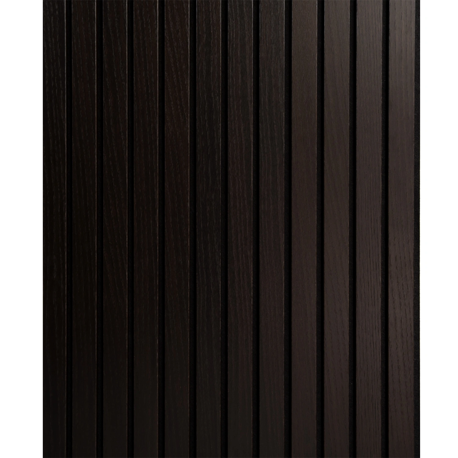 Panneau acoustique  Placage chêne fumé huilé noir 60x240cm