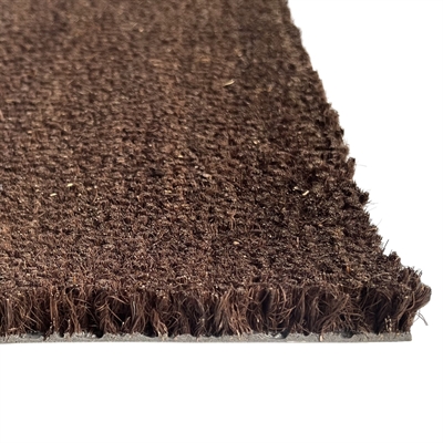 Tapis coco marron sur mesure