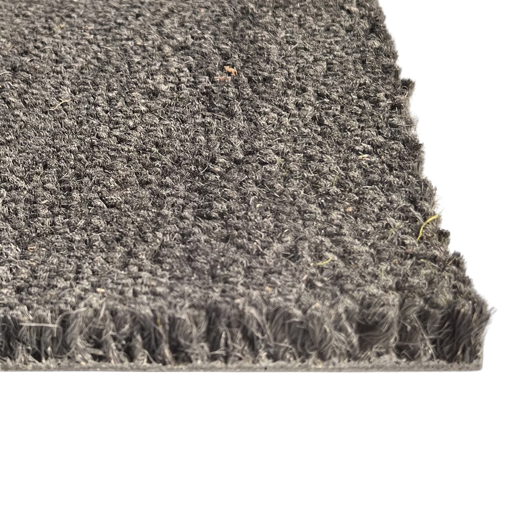 Tapis coco gris sur mesure